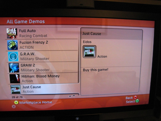 Mittig angezeigtes Bild mit App-Icons und dem Text "Alle Game Demos"