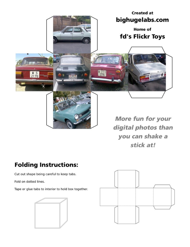 Eine Straße mit Fahrzeugen und Text auf einer Pr"asentationsslide.